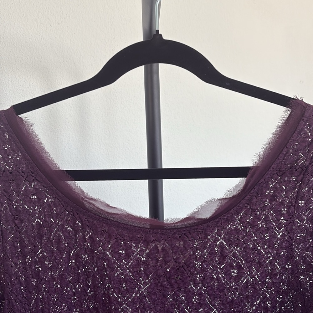 Anthropologie Deletta Sheer Ruched Side Textured Sweater NWOT Size M - Picture 2 of 7